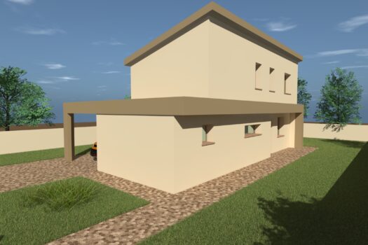 CAVARZERE: 135B: VILLA SINGOLA DI PROSSIMA COSTRUZIONE