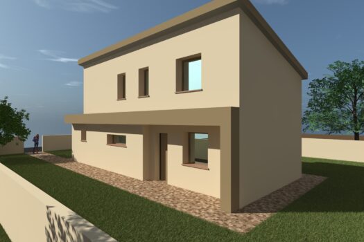 CAVARZERE: 135B: VILLA SINGOLA DI PROSSIMA COSTRUZIONE